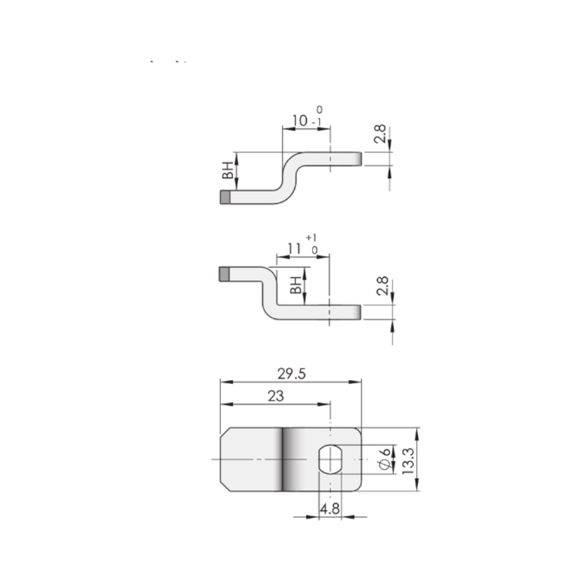 MS816-3S-2 Квадратные замки с защелкой цилиндра замка 6*6 мм MS816-3S-2 Квадратные замки с защелкой цилиндра замка 6*6 мм